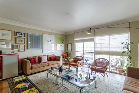 Sala de apartamento à venda com 4 quartos, 180m² em Moema, São Paulo