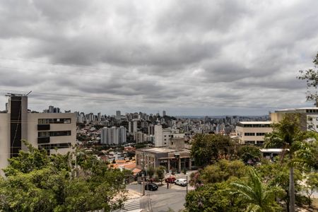 Vista da Suíte de apartamento à venda com 3 quartos, 123m² em Santa Lúcia, Belo Horizonte