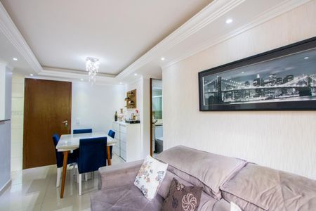 Sala de apartamento à venda com 2 quartos, 57m² em Parque Sao Vicente, Santo André