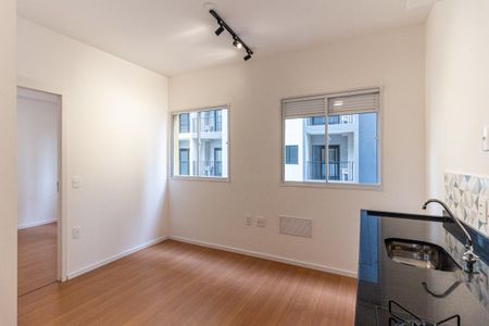 Sala e Cozinha de apartamento para alugar com 1 quarto, 25m² em Campos Elíseos, São Paulo