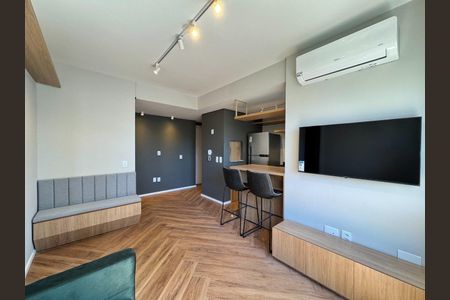 Sala de apartamento para alugar com 1 quarto, 43m² em Moinhos de Vento, Porto Alegre
