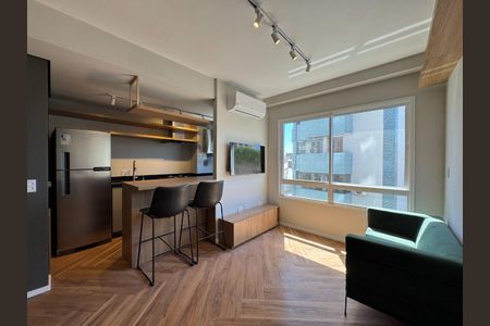 Sala de apartamento para alugar com 1 quarto, 43m² em Moinhos de Vento, Porto Alegre