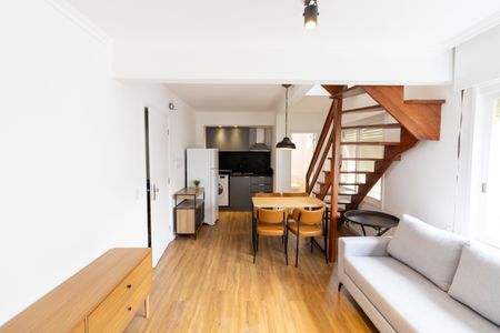 Sala de apartamento para alugar com 1 quarto, 52m² em Cidade Baixa, Porto Alegre