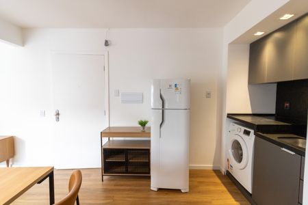 Cozinha de apartamento para alugar com 1 quarto, 52m² em Cidade Baixa, Porto Alegre