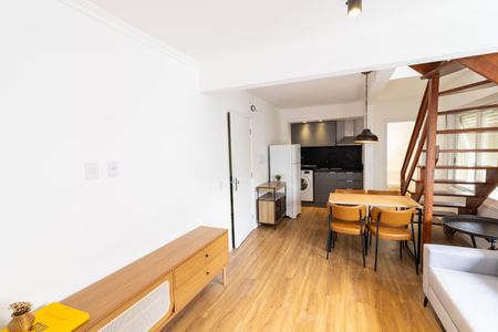 Apartamento para alugar com 52m², 1 quarto e 1 vaga Apartamento para alugar com 52m², 1 quarto e 1 vagaSala