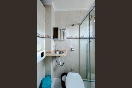 Banheiro da Suíte de kitnet/studio para alugar com 1 quarto, 33m² em Aclimação, São Paulo