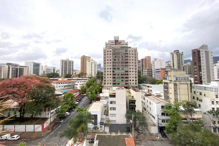 Vista da Sala de Estar de apartamento à venda com 4 quartos, 180m² em Funcionários, Belo Horizonte