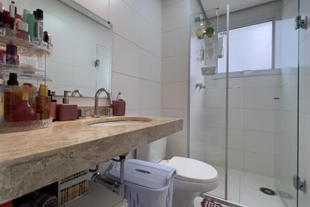 Banheiro da Suíte 1 de apartamento à venda com 3 quartos, 116m² em Jd Sta Mena, Guarulhos