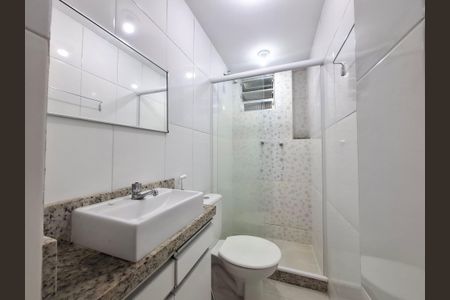 Banheiro da suíte  de apartamento à venda com 1 quarto, 35m² em Flamengo, Rio de Janeiro