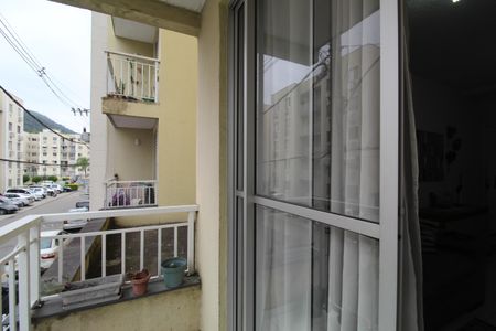Sala - Varanda de apartamento à venda com 3 quartos, 60m² em Taquara, Rio de Janeiro