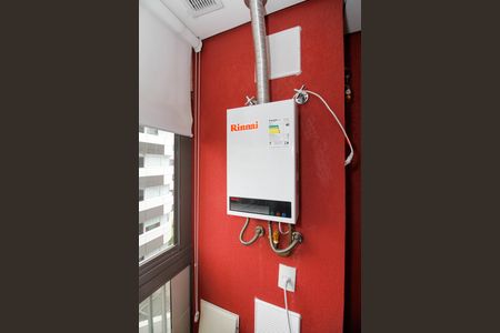 Varanda de kitnet/studio para alugar com 1 quarto, 30m² em Pinheiros, São Paulo