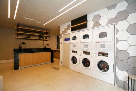 Studio à venda com 30m², 1 quarto e sem vagaÁrea Comum - Lavanderia