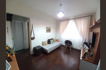 Sala de apartamento para alugar com 1 quarto, 52m² em Centro, São Vicente