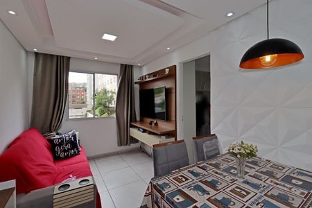 Sala de apartamento à venda com 2 quartos, 50m² em Vila Lutécia, Santo André