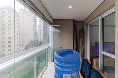Varanda de apartamento para alugar com 1 quarto, 40m² em Higienópolis, São Paulo