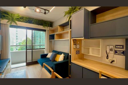 Studio à venda com 40m², 1 quarto e 1 vagaSala