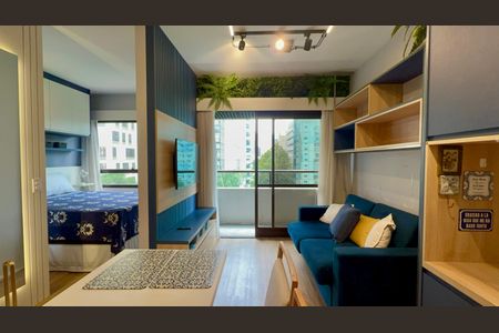 Sala de kitnet/studio para alugar com 1 quarto, 40m² em Cerqueira César, São Paulo