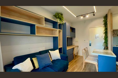 Studio à venda com 40m², 1 quarto e 1 vagaSala