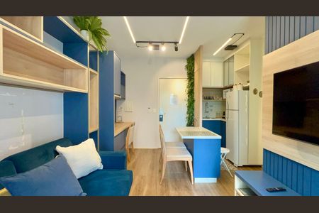 Studio à venda com 40m², 1 quarto e 1 vagaSala