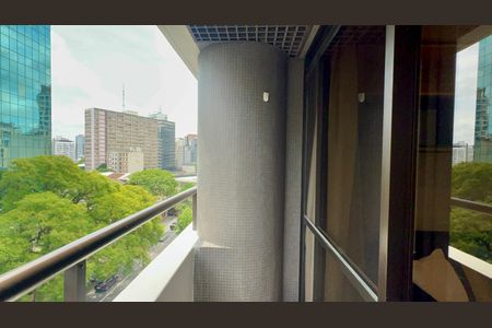 Varanda de kitnet/studio para alugar com 1 quarto, 40m² em Cerqueira César, São Paulo