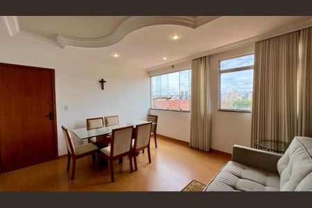 sala  de apartamento à venda com 3 quartos, 90m² em Ipiranga, Belo Horizonte