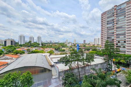 Vista da Sala de apartamento para alugar com 1 quarto, 38m² em Santo Amaro, São Paulo