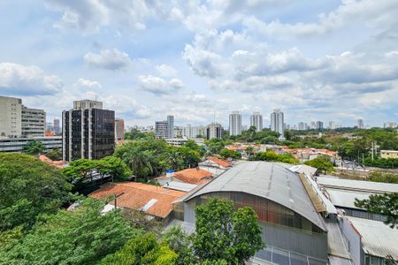 Vista da Sala de apartamento para alugar com 1 quarto, 38m² em Santo Amaro, São Paulo