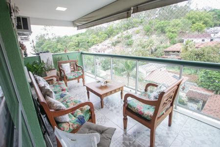 Varanda da Sala de apartamento para alugar com 4 quartos, 120m² em Freguesia (jacarepaguá), Rio de Janeiro