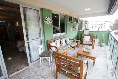Varanda da Sala de apartamento para alugar com 4 quartos, 120m² em Freguesia (jacarepaguá), Rio de Janeiro