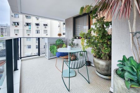 Varanda  de apartamento para alugar com 3 quartos, 126m² em Botafogo, Rio de Janeiro
