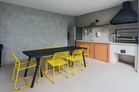 Apartamento para alugar com 28m², 1 quarto e sem vaga Apartamento para alugar com 28m², 1 quarto e sem vagaÁrea comum - Churrasqueira