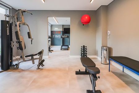 Apartamento para alugar com 28m², 1 quarto e sem vaga Apartamento para alugar com 28m², 1 quarto e sem vagaÁrea comum - Academia