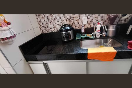 Cozinha de apartamento para alugar com 2 quartos, 45m² em Serrano, Belo Horizonte