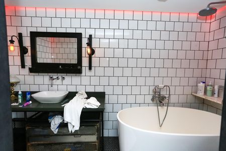 Studio para alugar com 143m², 1 quarto e 2 vagasBanheiro