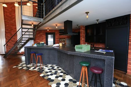 Studio para alugar com 143m², 1 quarto e 2 vagascozinha