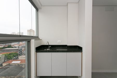 Varanda da Sala de apartamento para alugar com 2 quartos, 45m² em Tatuapé, São Paulo