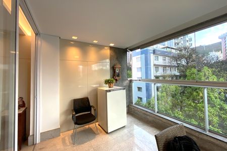Varanda da Sala de apartamento à venda com 3 quartos, 160m² em Anchieta, Belo Horizonte
