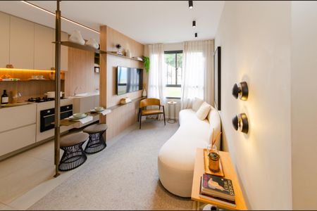 Sala de apartamento à venda com 2 quartos, 100m² em Estoril, Belo Horizonte