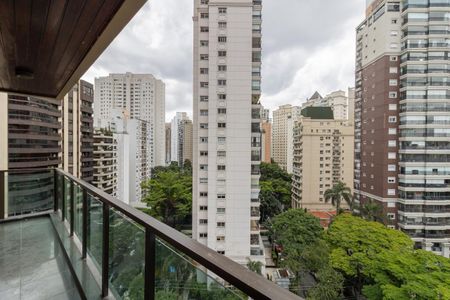 Varanda da Sala de apartamento à venda com 3 quartos, 320m² em Indianópolis, São Paulo