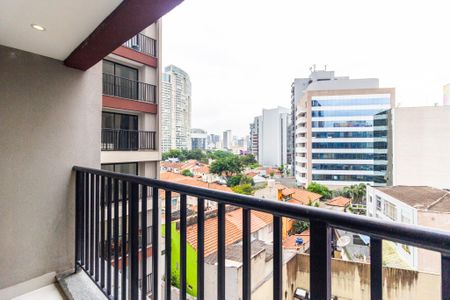 Vista/Varanda de kitnet/studio à venda com 1 quarto, 25m² em Pinheiros, São Paulo