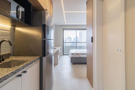 Studio à venda com 25m², 1 quarto e sem vagaCozinha