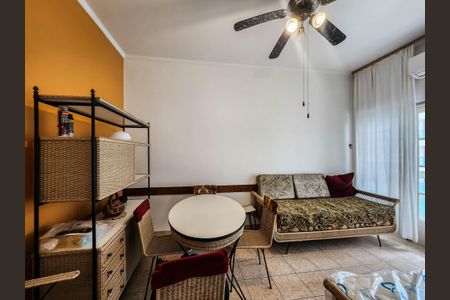 Sala de apartamento para alugar com 1 quarto, 95m² em Ponta da Praia, Santos