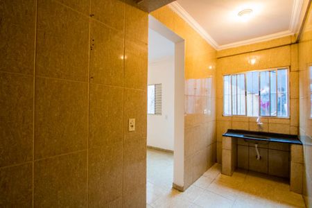 Cozinha de casa para alugar com 1 quarto, 35m² em Jardim Araguaia, Mauá