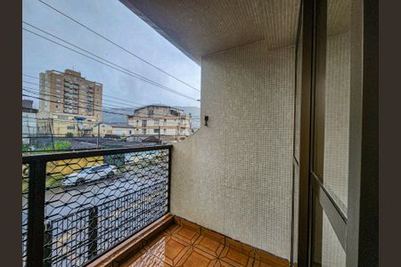 Sacada de apartamento para alugar com 2 quartos, 90m² em Gonzaga, Santos