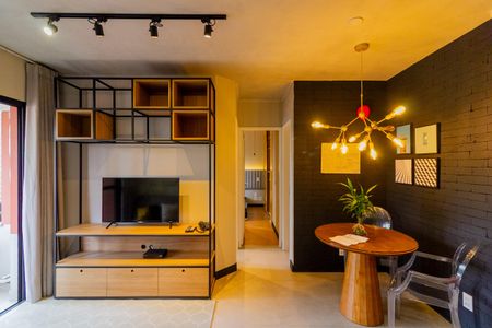 Sala de apartamento para alugar com 2 quartos, 42m² em Cidade Monções, São Paulo