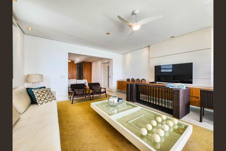 Sala de apartamento para alugar com 1 quarto, 85m² em Boqueirão, Santos