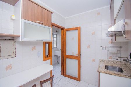 Cozinha de apartamento para alugar com 1 quarto, 48m² em Jardim Botânico, Porto Alegre