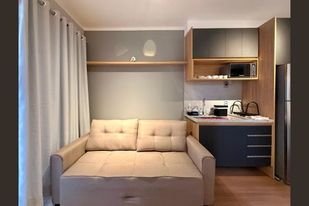 Sala de apartamento para alugar com 1 quarto, 33m² em Campo Belo, São Paulo