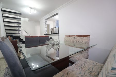 Sala de jantar de apartamento à venda com 3 quartos, 137m² em Parque Sao Vicente, Santo André