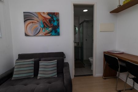 Sala de apartamento para alugar com 1 quarto, 24m² em Santa Cecilia, São Paulo